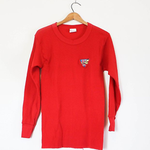 Vintage Red Winston Cigarette Brand Thermal Long Sleeve T Shirt XL - £17.90 GBP