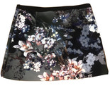 Topshop Floral Flower Print Stretch Thick Scuba Neoprene Mini Skirt Size... - £11.07 GBP