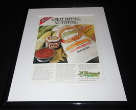 1989 La Restaurante Tortilla Chips 11x14 Framed ORIGINAL Vintage Adverti... - $34.64