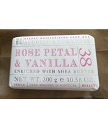 ASQUITH &amp; SOMERSET Rose Petal  Vanilla W/ Shea Butter scented  Soap Bar ... - €10,29 EUR