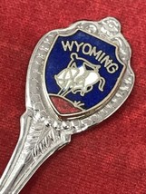 Travel Souvenir State 3.5&quot; Tea Spoon - Wyoming Bucking Bronco Cowboy - £3.99 GBP