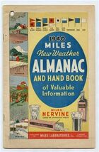 1940 Miles New Weather Almanac and Hand Book of Valuable Information - $9.90