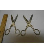 2 pair Radiant golden age rustless Scissors Made by Richards Sheffield E... - £3.94 GBP