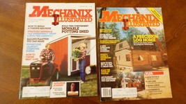 Vintage Mechanix Illustrated 1982 Lot of 2 Publication Home Automotive How-to - £11.90 GBP