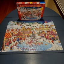 Rare Xmas Joy Ravensburger Puzzle 1000 Piece 2012 Limited Ed Red Box Complete - £17.36 GBP