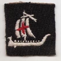 Vintage WWII UK British Army Fifth V Corps Shoulder Patch Embroidery On ... - $10.00
