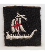 Vintage WWII UK British Army Fifth V Corps Shoulder Patch Embroidery On ... - $10.00