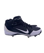 Nike Air Huarache 2K Fresh Baseball Softball Metal Cleats Mid Black Whit... - £45.86 GBP