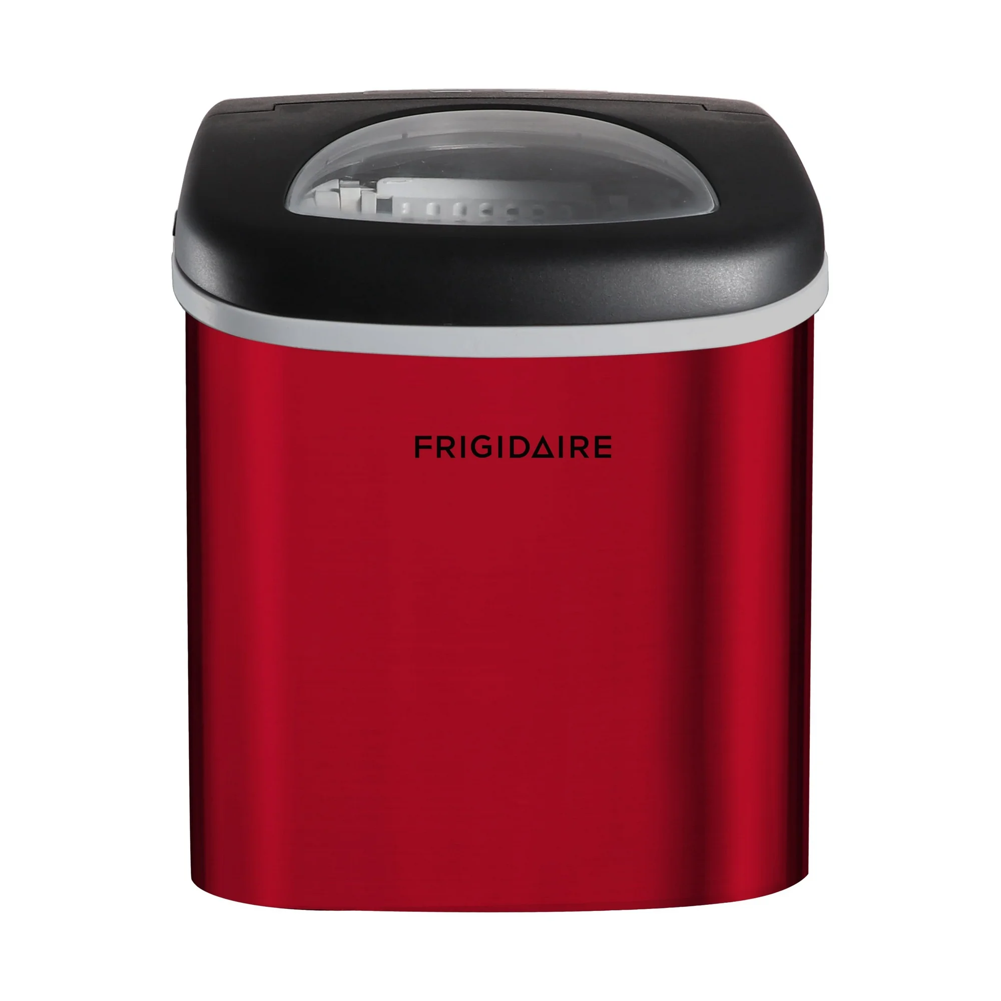Frigidaire, 26 Lbs. Ice Maker, Red Stainless Steel - $220.00