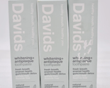 3x 5/27 Davids Fluoride Free Toothpaste, Teeth Whitening, Antiplaque, SL... - $29.69