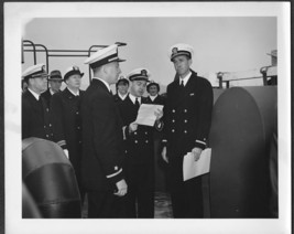 WWII US Naval Training School (WR) Bronx NY Photo WAVE Officers Visit Ship #2 - $19.75