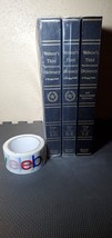 Webster&#39;s 3rd New International Dictionary Unabridged 7 Language 3 Volume Set - £35.20 GBP