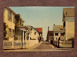 Vtg Postcard Gosnold Street, Looking To Harbor, Provincetown, Massachusetts, MA - £3.18 GBP