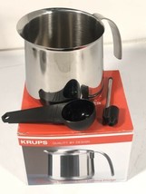KRUPS 20 oz Italian Style Stainless Steel Frothing Pitcher - Brand New - $39.59