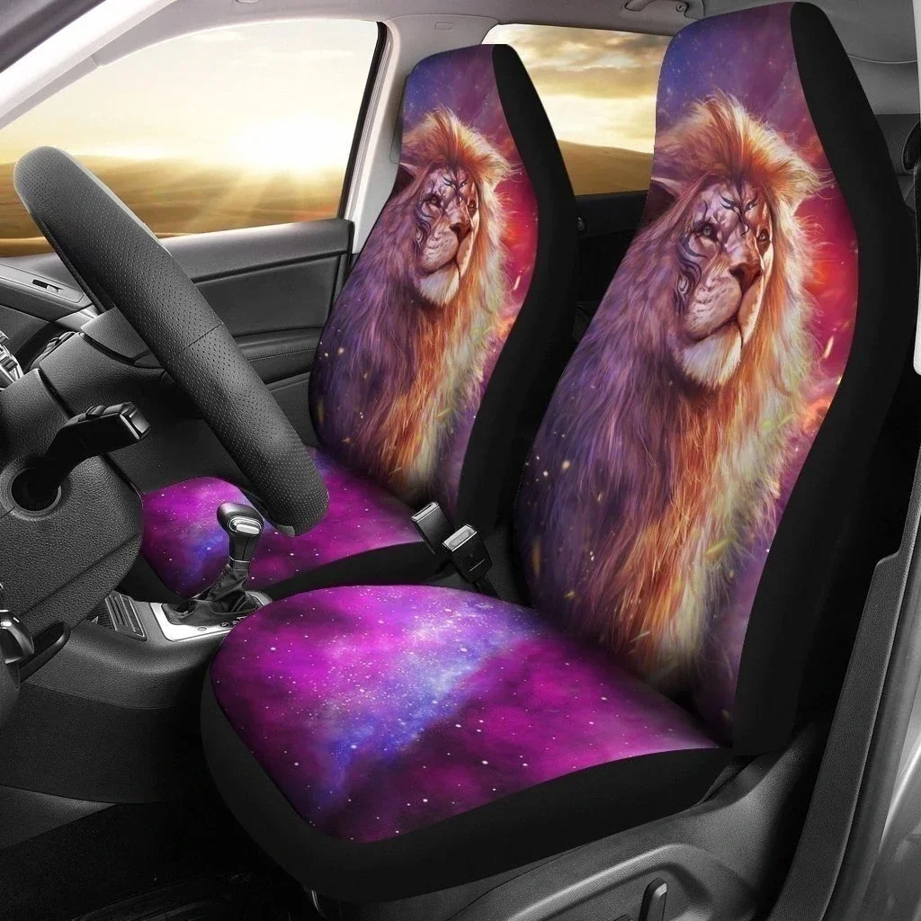 Big Face Lion 3D Cool Gift  Car Seat Cover Custom Printing Universal Front - £33.57 GBP