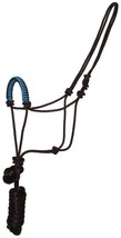 Western Horse Fancy Braided Nose Rope Horse Halter w/ Matching Lead Rope - $11.68