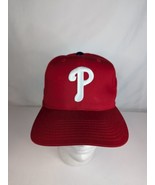 Vintage Philadelphia Phillies American Needle Snapback Hat Red OSFM - $475.79 MXN