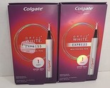 LOT 2 Colgate Optic White Express Whitening Pen 1 Pen 35 treatments Exp ... - £23.35 GBP
