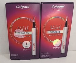 LOT 2 Colgate Optic White Express Whitening Pen 1 Pen 35 treatments Exp 10/2024 - £23.30 GBP