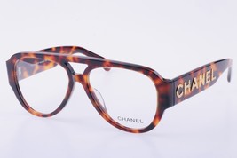 CHANEL CH3397B Pilot Eyeglasses - Sleek Tortoise Acetate Frame with Clear Lenses - £166.10 GBP