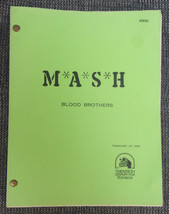 MASH: BLOOD BROTHERS Original 1981 Television Script By Elias Davis &amp; D.... - £59.81 GBP