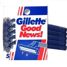 Gillette Good News Razors 5 pack Plus &amp; Lubrastrip New Provides a comfor... - $5.93