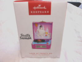 Hallmark Keepsake &quot;Look Frosty Snowman Go&quot; 2023 Light/Sound Ornament NEW - $259.22 MXN