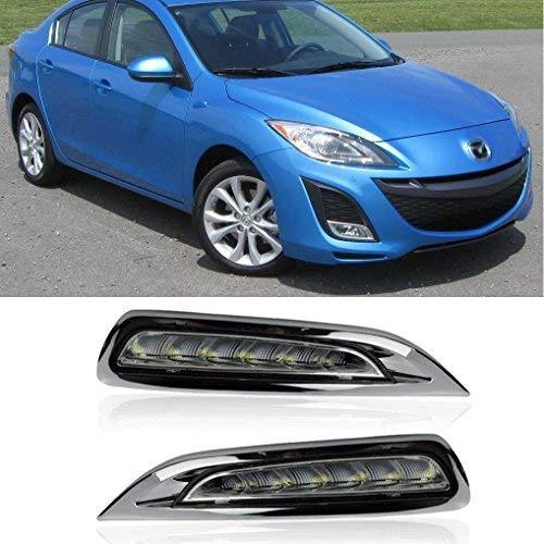 AupTech Daytime Running Lights LED DRL Fog Cover Kit for Mazda3 S Grand ... - $109.98