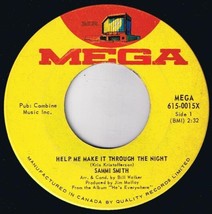 Sammi Smith Help Me Make It Through The Night 45 rpm When Michael Calls Cdn Pres - £3.93 GBP