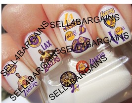  Discontinued》Los Angeles Lakers LeBron, Kobe》18 Different Designs》Nail ... - £12.81 GBP
