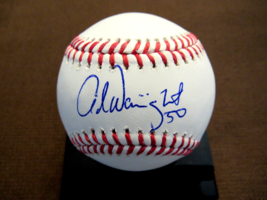 Adam Wainwright # 50 St. Louis Cardinals Signed Auto Oml Baseball Beckett Beauty - £197.83 GBP