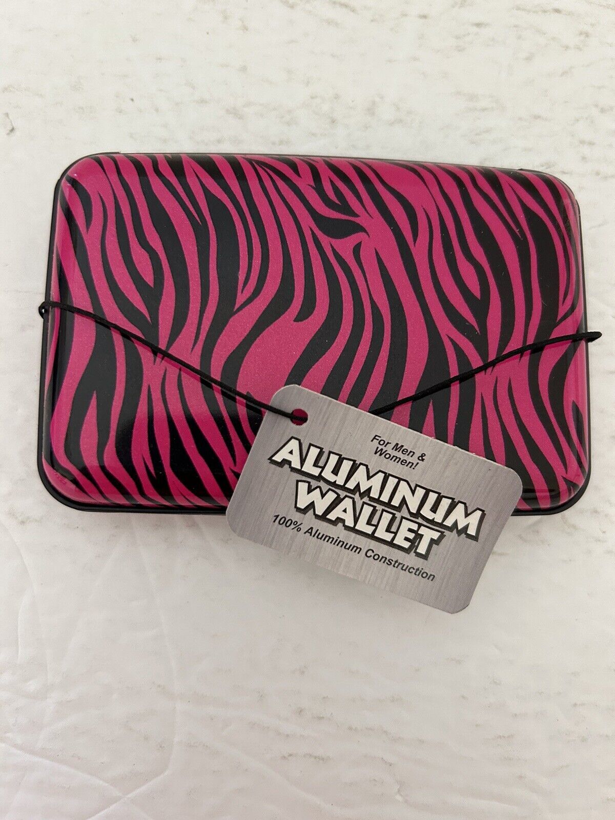Aluminum Metal Flamengo Pattern Credit Card Business Wallet RFID