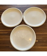 Set 3 IKEA All White SALAD/Dessert Plates 7.5” Round #21986 - $17.48