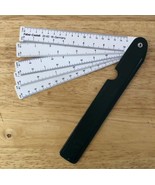 Vintage Faber-Castell 20-83 Folding 5 Scale Pocket Ruler. W. Germany - $12.49