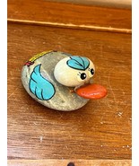 Vintage Norleans Cute Painted Rock Duck Souvenir of Big Stone City SD Fi... - £9.02 GBP