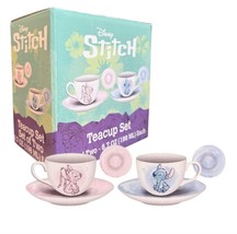 Disney Stitch - Ceramic Teacup Set Of Two - Disneyana Collectible - $30.60