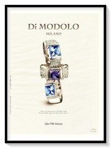 Di Modolo Luxury Jewelry White Gold Print Ad Vintage 2001 Magazine Adver... - $9.70