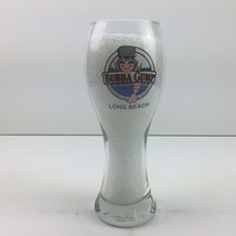 Bubba Gump Shrimp Co. Tall Clear Glass Beer Long Beach Souvenir Collectible - £19.92 GBP