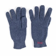 New Italian Air Force Blue Knit Wool Gloves XL Italian Made Heavy Duty F... - $296.58 MXN