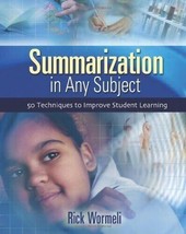 Summarization in Any Subject 50 Techniques to Improve Student Learning P... - $9.50