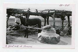 Grist Mill at Vamori Arizona Photograph Blindfolded Donkey 1910&#39;s - £45.89 GBP