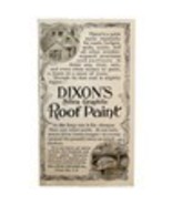 Dixon Crucible Roof Paint 1897 Advertisement Victorian New Jersey ADBN1xxx - $19.99