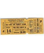 SLY &amp;  FAMILY STONE 1974 Vintage Ticket Stub Michigan Palace Steve Giant... - $17.31 CAD