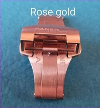 22 mm Deployment Clasp Buckle Rose Gold Color, aftermarket, fit for Pane... - £66.55 GBP