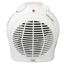 Vie Air 1500W Portable 2-Settings White Fan Heater with Adjustable Therm... - £43.17 GBP