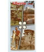 Alberta Canada 1970 Road Map - £8.94 GBP