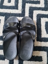 Fitflop Black Flipflop Slippers For Women Size 6(uk) - £21.76 GBP