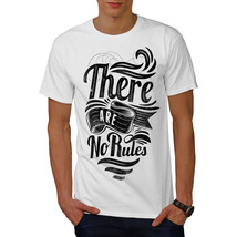 Wellcoda There Are No Rules Mens T-shirt, Outlaw Graphic Design Printed Tee - £14.92 GBP+