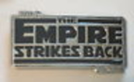 Star Wars The Empire Strikes Back Movie Logo Metal 3-D Belt Buckle NEW U... - $24.09