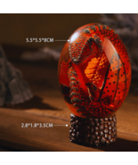 Crystal Dragon Egg - lava, crystal dragon, dragon resin, dragon lamp - $27.35 CAD
